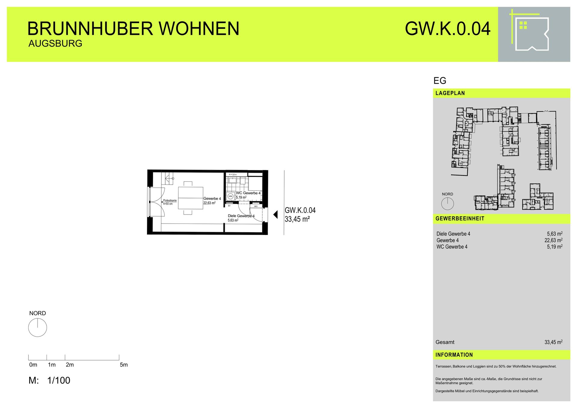 Gewerbeeinheit in Augsburg / Dieselstraße
