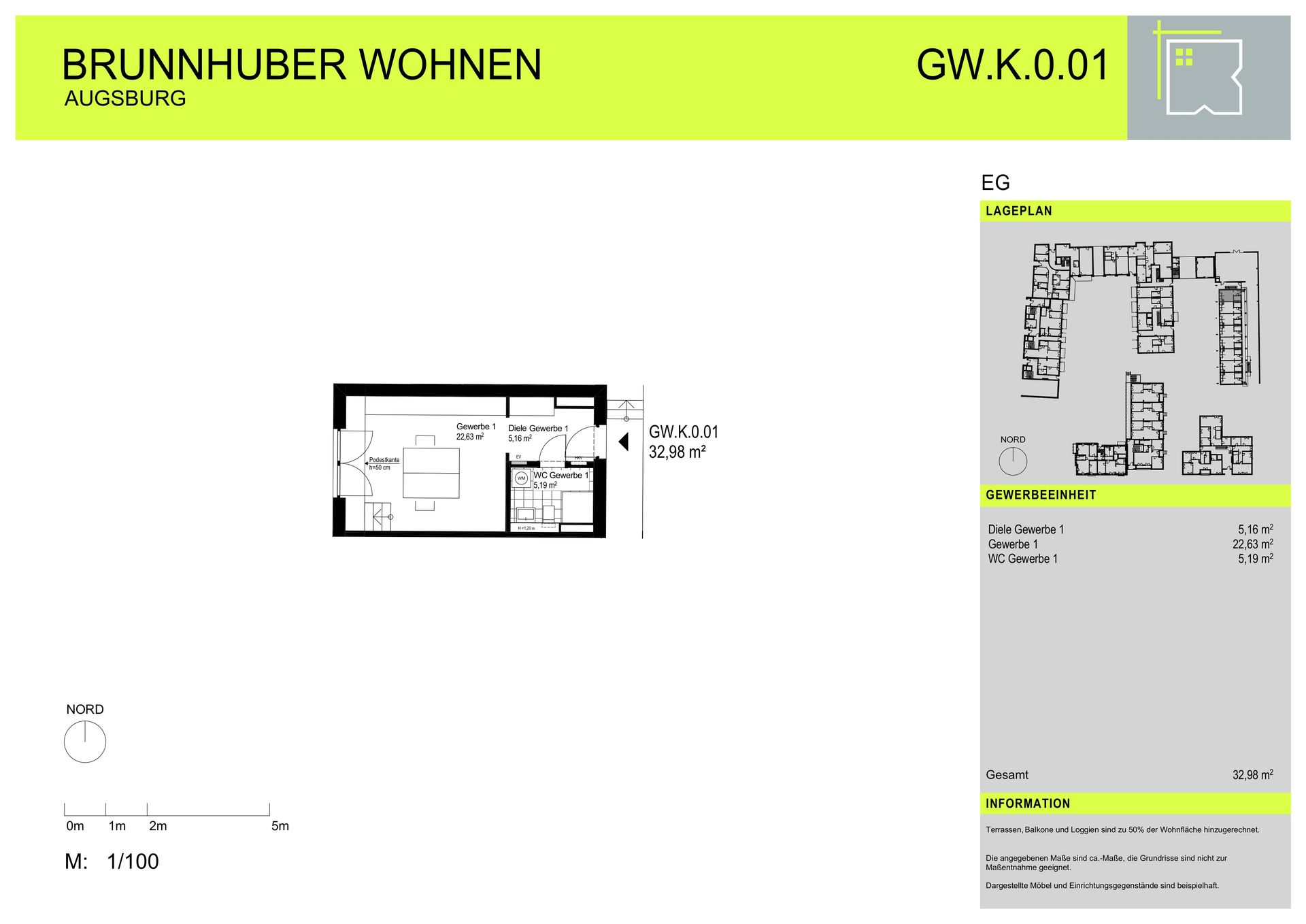 Gewerbeeinheit in Augsburg / Dieselstraße